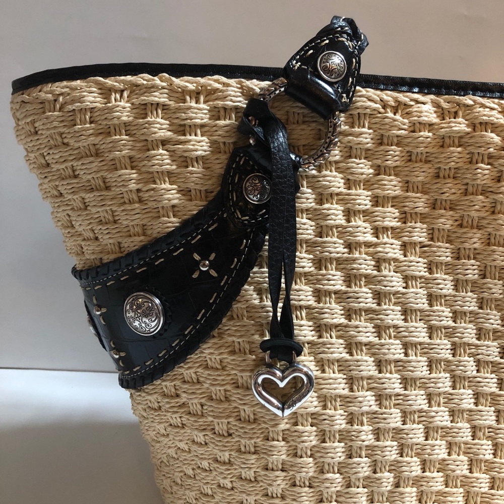 🌷HP🌷Brighton Beautiful Straw Rope Tote Bag - Picture 3 of 8